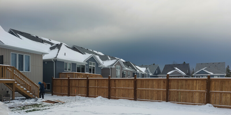 Fences in Wasaga Beach, Ontario