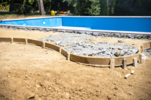 Preparing for Pool Deck Installation Day
